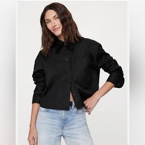 Banana Republic The Boxy Crop Shirt